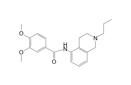 N-(2-propyl-1,2,3,4-tetrahydro-5-isoquinolyl)veratramide