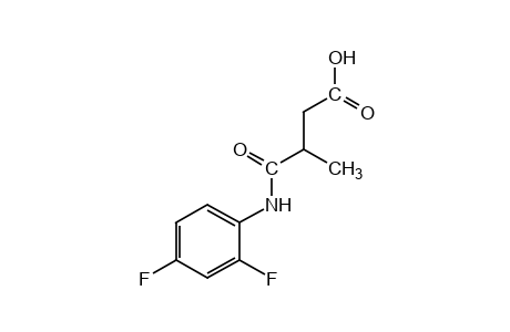 2',4'-difluoro-3-methylsuccinanilic acid