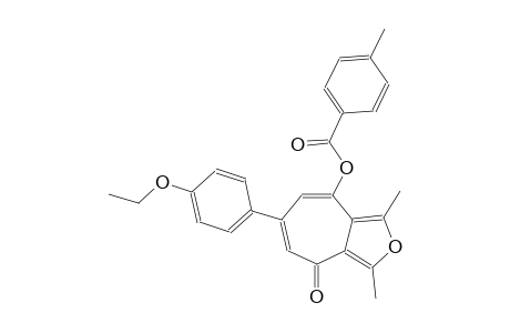 6-(4-ethoxyphenyl)-1,3-dimethyl-4-oxo-4H-cyclohepta[c]furan-8-yl 4-methylbenzoate