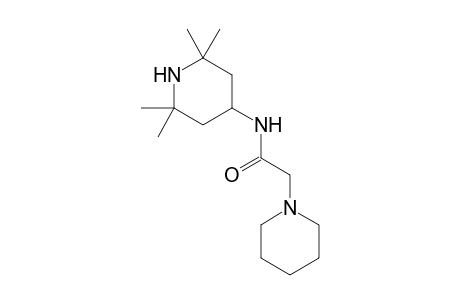 2-(1-Piperidinyl)-N-(2,2,6,6-tetramethyl-4-piperidinyl)acetamide