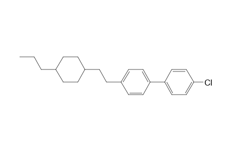 1,1'-Biphenyl, 4-chloro-4'-[2-(4-propylcyclohexyl)ethyl]-, trans-