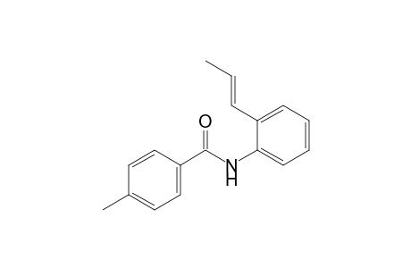 4-Methyl-N-[2-[(1E)-1-propenyl]phenyl]benzamide