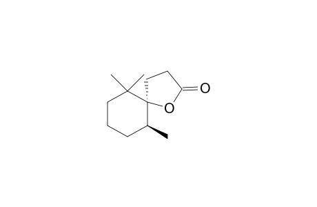 (5S,10S)-6,6,10-trimethyl-1-oxaspiro[4.5]decan-2-one