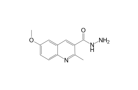 6-Methoxy-2-methyl-3-quinolinecarbohydrazide