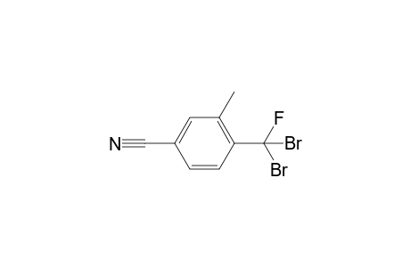 4-(Dibromofluoromethyl)-3-methylbenzonitrile