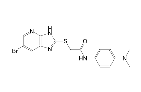 2-[(6-bromo-3H-imidazo[4,5-b]pyridin-2-yl)sulfanyl]-N-[4-(dimethylamino)phenyl]acetamide