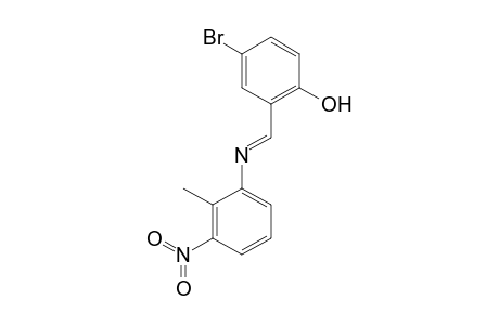 N-(2-hydroxy-5-bromobenzylidene)-2-methyl-3-nitroaniline