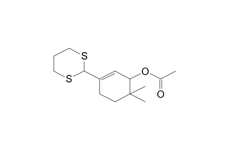 Acetic acid, 3-[1,3]dithian-2-yl-6,6-dimethyl-cyclohex-2-enyl ester