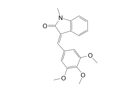 3-(4-Hydroxy-3,5-dimethoxybenzylidene)-1,3-dihydro-2H-indol-2-one, 2me derivative