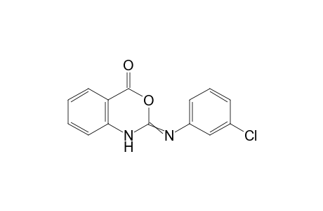 2-(3-CHLOROPHENYLAMINO)-4H-3,1-BENZOXAZIN-4-ONE