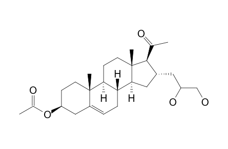 acetic acid [(3S,8S,9S,10R,13S,14S,16S,17S)-17-acetyl-16-glyceryl-10,13-dimethyl-2,3,4,7,8,9,11,12,14,15,16,17-dodecahydro-1H-cyclopenta[a]phenanthren-3-yl] ester