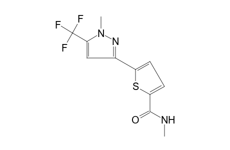 N-methyl-5-[1-methyl-5-(trifluoromethyl)pyrazol-3-yl]-2-thiophenecarboxamide