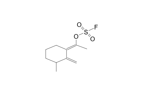 Z-1-METHYL-2-METHYLENE-3-(1-FLUOROSULPHONATOETHYLIDENE)CYCLOHEXANE