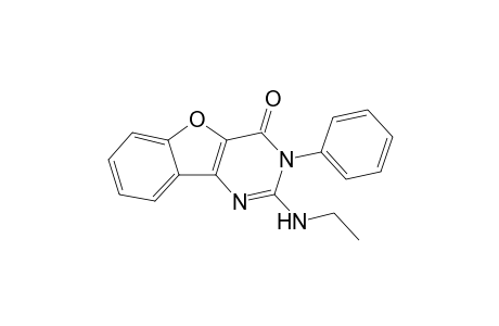 2-(Ethylamino)-3-phenylbenzofuro[3,2-d]pyrimidin-4(3H)-one