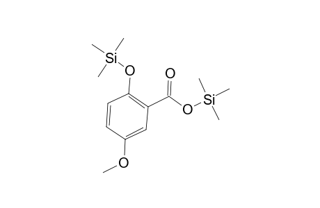 Benzoic acid, 5-methoxy-2-[(trimethylsilyl)oxy]-, trimethylsilyl ester