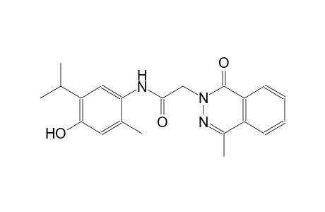 N-(4-Hydroxy-5-isopropyl-2-methyl-phenyl)-2-(4-methyl-1-oxo-1H-phthalazin-2-yl)-acetamide