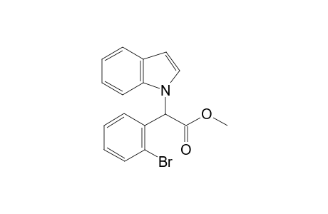 methyl 2-(2-bromophenyl)-2-indol-1-yl-acetate