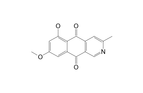 Benz[g]isoquinoline-5,10-dione, 6-hydroxy-8-methoxy-3-methyl-