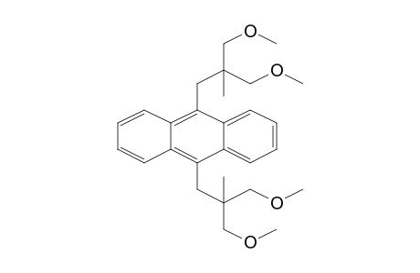 Anthracene, 9,10-bis[2,2-bis(methoxymethyl)propyl]-