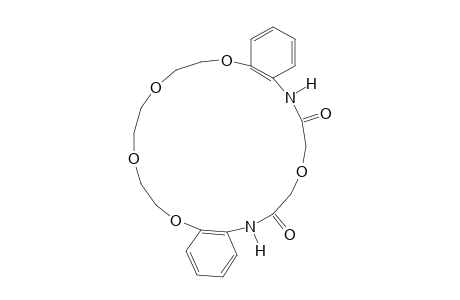 6,7,9,10,12,13,21,23-octahydrodibenzo[k,t][1,4,7,10,16,13,19]pentaoxadiazacycloheneicosine-20,24(19H,25H)-dione