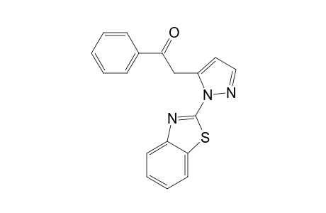 1-Ethanone, 2-[1-(1,3-benzothiazol-2-yl)-1H-pyrazol-5-yl]-1-phenyl-