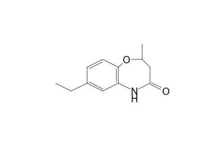 2-Ethyl-6-methyl-6,7-dihydro-9H-5-oxa-9-azabenzocyclohepten-8-one