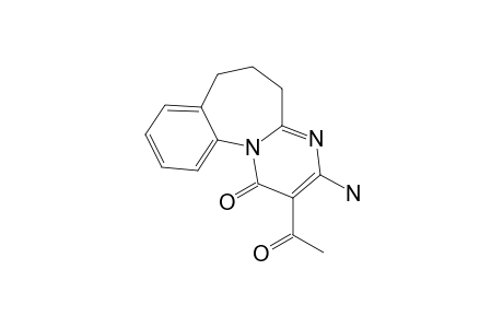 5H-Benz[f]pyrimidino[1,2-a]azepin-1-one, 2-acetyl-3-amino-6,7-dihydro-