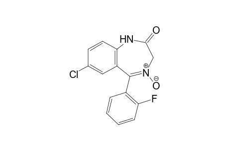 7-chloro-1,3-dihydro-5-(o-fluorophenyl)-4-oxide-2H-1,4-benzodiazepin-2-one