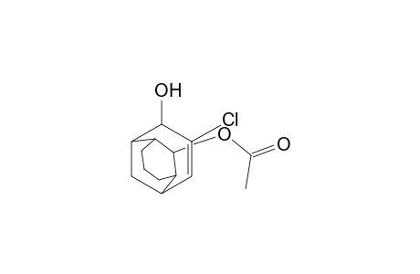 Tricyclo[5.3.1.1(2,6)]dodec-4-ene-3,11-diol, 4-chloro-, 11-acetate