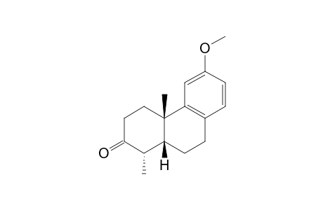 12-Methoxy-18-nor-5.beta.-podocarpa-8,11,13-trien-3-one