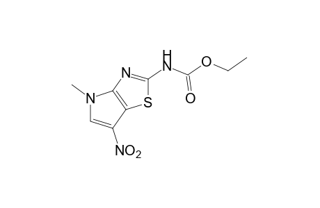 4-methyl-6-nitro-4H-pyrrolo[2,3-d]thiazole-2-carbamic acid, ethyl ester