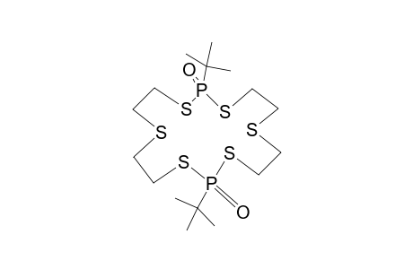2,10-ditert-butyl-1,3,6,9,11,14-hexathia-2$l^{5},10$l^{5}-diphosphacyclohexadecane 2,10-dioxide
