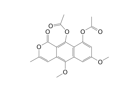 9,10-DIACETOXY-5,7-DIMETHOXY-1-H-NAPHTHO-(2.3-C)-PYRAN-1-ONE