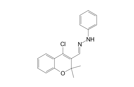 1-((4-chloro-2,2-dimethyl-2H-chromen-3-yl)methylene)-2-phenylhydrazine