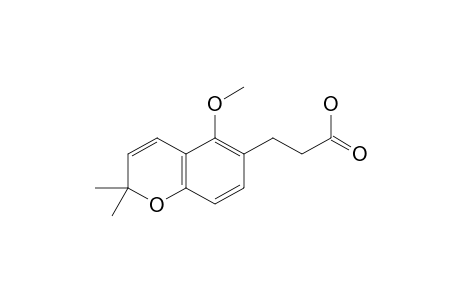 5-Methoxy-2,2-dimethyl-1-[2H}-benzopyran-6-propanoic Acid