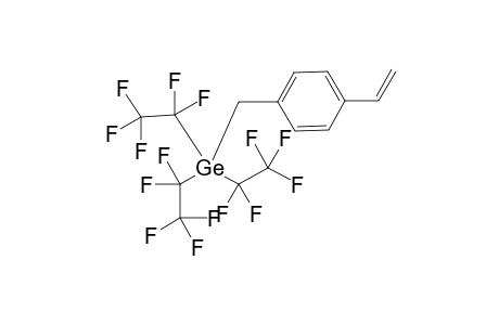 (4-vinylbenzyl)tris(pentafluoroethyl)germane