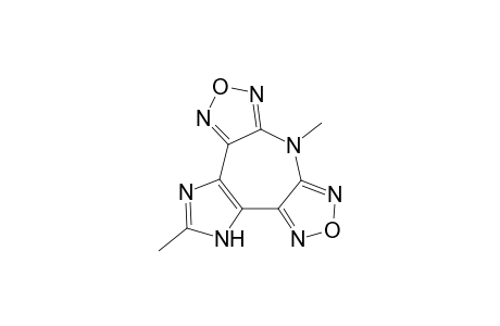 2,7-Dimethyl-1H,7H-imidazo[4,5-d]bisfurazano[3,4-b:3',4'-f]azepine