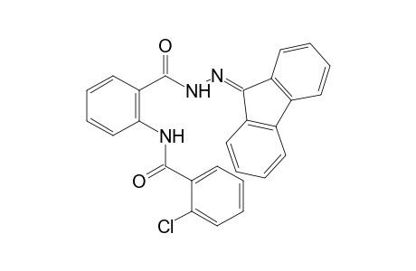 N-(o-chlorobenzoyl)anthranilic acid, fluoren-9-ylidenehydrazide