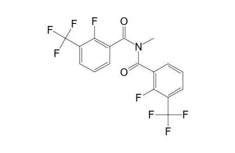 Benzamide, 3-trifluoromethyl-2-fluoro-N-(3-trifluoromethyl-2-fluorobenzoyl)-N-methyl-