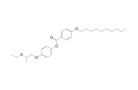 4-[(S)-(-)-2-Ethoxypropoxy]phenyl 4-(decyloxy)benzoate
