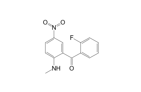 (2-fluorophenyl)(2-(methylamino)-5-nitrophenyl)methanone