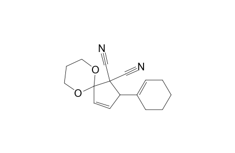 4,4-Dicyano-5-(1-hexen-1-yl)-1-cyclopenten-3-one propane-1,3-diyl ketal