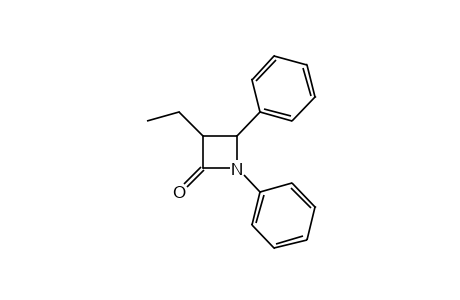 2-AZETIDINONE, 1,4-DIPHENYL-3-ETHYL-,