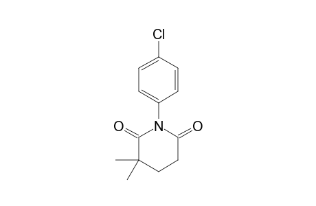 N-(p-chlorophenyl)-2,2-dimethylglutarimide