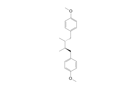 2R(S),3R(S)-dimethyl-1,4-bis[(4'-methoxyphenyl)methyl]butane