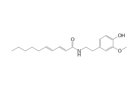 (2-E,4-E)-N-[(4-HYDROXY-3-METHOXYPHENYL)-ETHYL]-2,4-DECADIENAMIDE