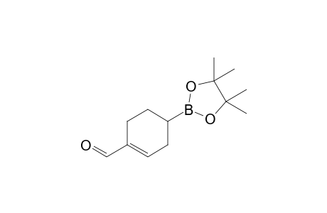 4-(4,4,5,5-tetramethyl-1,3,2-dioxaborolan-2-yl)cyclohex-1-ene-1-carbaldehyde