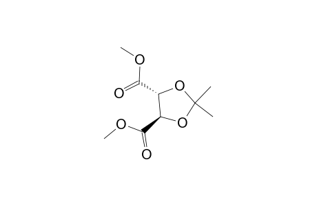 (4R,5R)-2,2-dimethyl-1,3-dioxolane-4,5-dicarboxylic acid dimethyl ester