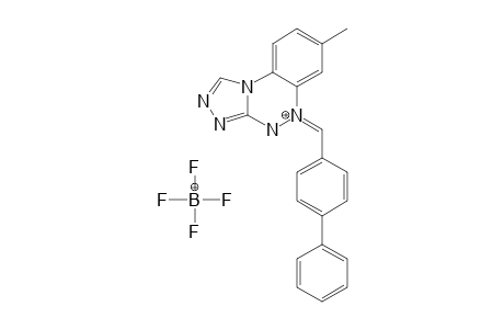 (5Z)-5-(BIPHENYL-4-YLMETHYLENE)-7-METHYL-4,5-DIHYDRO-[1,2,4]-TRIAZOLO-[3,4-C]-[1,2,4]-BENZOTRIAZIN-5-IUM-TETRAFLUOROBORATE