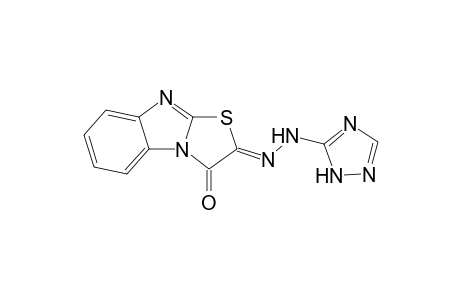 (2Z)-2-(1H-1,2,4-triazol-5-ylhydrazinylidene)-1-thiazolo[3,2-a]benzimidazolone